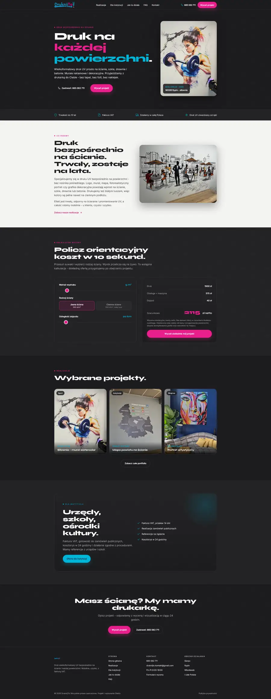 Full DruknijTo website - screenshot to scroll